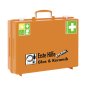 Preview: Erste Hilfe Koffer SPEZIAL Glas & Keramik SÖHNGEN Verbandkasten MT-CD orange