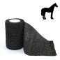 Preview: VliVet Klauenbandage schwarz 7,5 cm x 4,5 m HOLTHAUS selbsthaftende Bandage