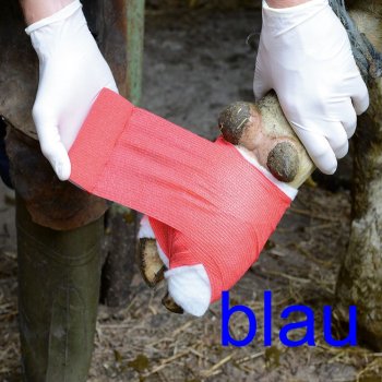 VliVet Klauenbandage blau 7,5 cm x 4,5 m HOLTHAUS selbsthaftende Bandage