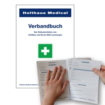 kingsmed GmbH - Geschäftskunden - Verbandbuch HOLTHAUS A5 mit  heraustrennbaren Einzelseiten