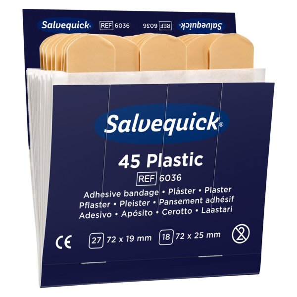 Sofortpflaster REF 6036 Strips wasserfest CEDERROTH für Pflasterspender Salvequick