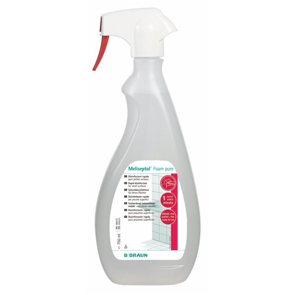 Meliseptol Foam pure B BRAUN Flächendesinfektion Schaumsprühflasche 750 ml