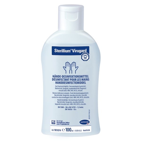 Sterillium Virugard 100 ml BODE Händedesinfektion als Kittelflasche