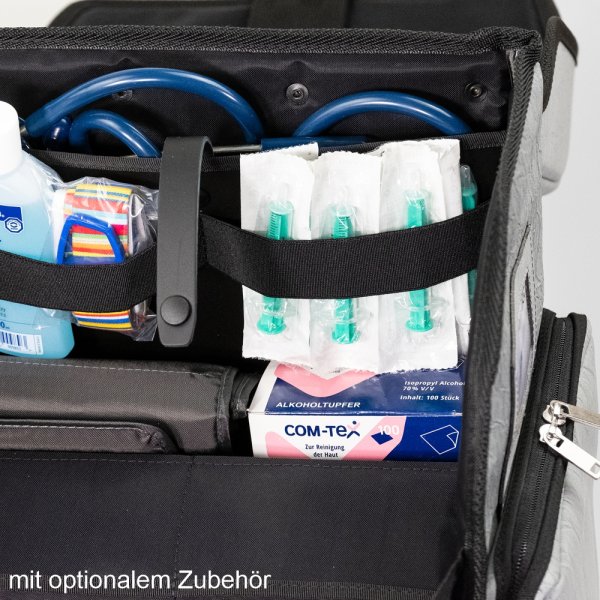 Arztrucksack COMFORT weiß DÜRASOL widerstandsfähig und wasserabweisende Oberfläche