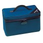 Preview: Arzttasche Easycare blau BOLLMANN Polymousse-Gewebe mit Reißverschluss-Zahlenschloß