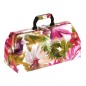 Preview: Notfalltasche Practicus Flowers-Design BOLLMANN Arzttasche aus Leder