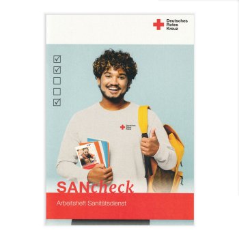 DRK Arbeitsheft Sanitätsdienst SANcheck zum Handbuch für den Sanitätsdienst SANbuch