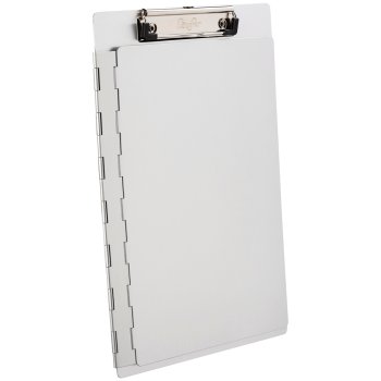 Dokumenten Klemmbrett aus Aluminium seitlich öffnend Läufer 22017 Clipboard Formularhalter