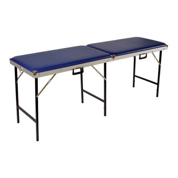 Koffer-Massagebank 2-teilig blau 70 cm breit Untersuchungsliege und Massageliege