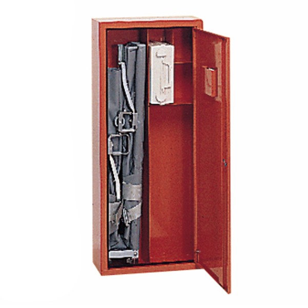 Sanitätswandschrank orange leer HOLTHAUS 112 cm DIN 13024-K